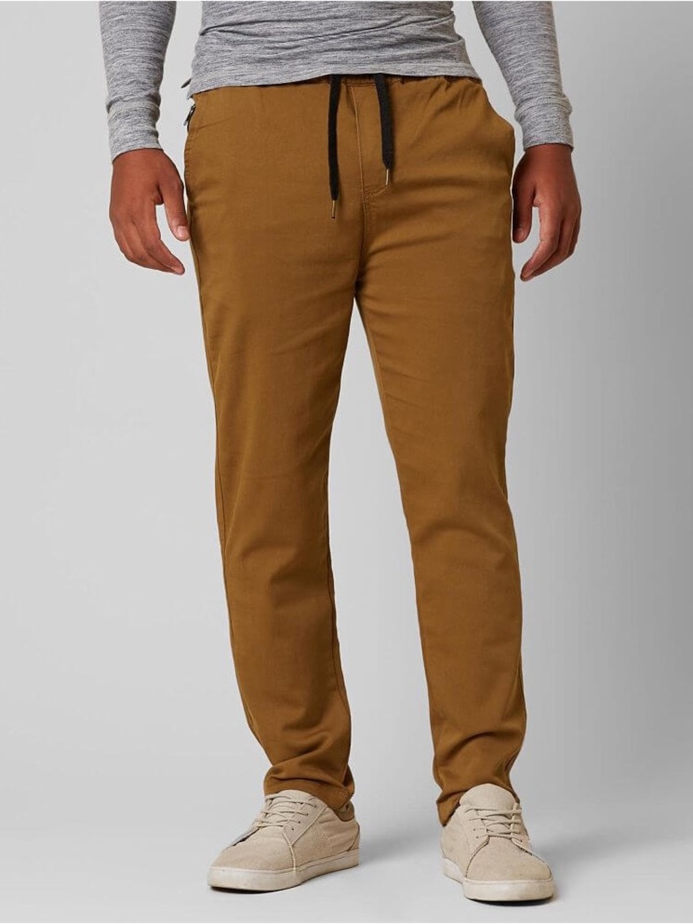 Ezekiel Men’s Boomerang Stretch Chino Pant in Boothill Brown Size 33 FLAWS